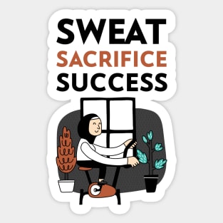 Sweat Sacrifice Success Sticker